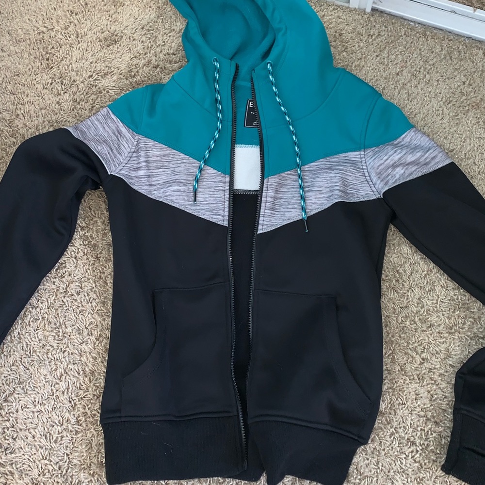 Zip Up Fleece Hoodie